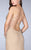 La Femme - Stunning Beaded Sweetheart Long Dress 24062 in Nude