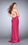 Strappy Detail Long Jersey Prom Gown 24170