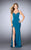 Strappy Detail Long Jersey Prom Gown 24170
