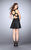 Sleek High Neck Short Leather Dress 24178