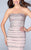 La Femme - Strapless Rhinestone Embellished Mermaid Prom Dress 24180 in Pink