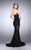 Dainty Embellished Floral Lace Long Evening Gown 24220