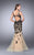 Chic Corset Long Tulle Evening Gown with Lace Appliques 24240