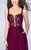 La Femme - Fancy Foliage Applique Sweetheart A-Line Long Evening Gown 24296 In Red