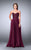 La Femme - 24318 Strapless Sweetheart Lace Bodice Prom Dress in Red
