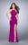 Sleeveless Strappy Back Halter Prom Dress 24443 In Purple