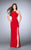 Sleeveless Strappy Back Halter Prom Dress 24443 In Red