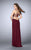 Sleeveless Strappy Back Halter Prom Dress 24443 In Red