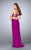 Sleeveless Strappy Back Halter Prom Dress 24443 In Purple