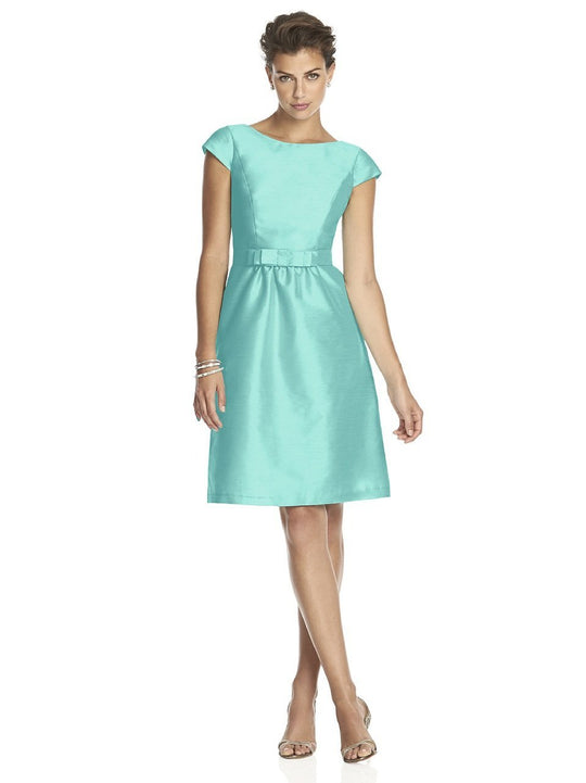 Alfred Sung - D570 Bridesmaid Dress in COASTAL
