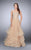 Shimmering Strapless Sweetheart  Tulle  Prom Dress 24496 In Neutral