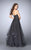 Shimmering Strapless Sweetheart  Tulle  Prom Dress 24496 In Gray