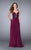 Strappy Back Sweetheart Chiffon Long Prom Dress 24536 In Red