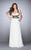 Strappy Back Sweetheart Chiffon Long Prom Dress 24536 In White