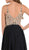 Poly USA - 7826 Jewel Adorned Illusion Halter Chiffon Gown