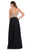 Poly USA - 7826 Jewel Adorned Illusion Halter Chiffon Gown