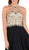 Poly USA - 7826 Jewel Adorned Illusion Halter Chiffon Gown