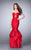 Sexy Strapless Sweetheart Mermaid Prom Dress 24537 In Red