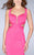 La Femme - Sweetheart Mermaid Long Evening Gown with Exquisite Strap Details 24711 In Pink