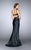Sultry Interweaved Sweetheart Leather Evening Gown 24744