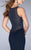 La Femme 24839 Sheer Beaded Long Prom Dress - 1 pc Navy in Size 12 Available