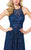Social Occasions by Mon Cheri - 117825 A-Line Dress in Blue
