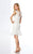 Social Occasions by Mon Cheri - 117826 Fit And Flare Dress in White