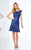 Social Occasions by Mon Cheri - 117826 Fit And Flare Dress in Blue