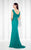 Cameron Blake - 117611 Fit And Flare Gown in Green