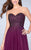 Rhinestone Detail Sweetheart Tulle Prom Dress 23228 In Purple