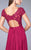 La Femme - Embellished Lace Applique Illusion Long Evening Gown 23587 In Pink