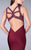 La Femme - Beautiful Beaded Sweetheart Fit And Flare Jersey Gown 23625 In Red