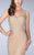 La Femme - Sleeveless Sweetheart Beaded New Dress 23805 In Neutral