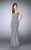La Femme - Sleeveless Sweetheart Beaded New Dress 23805 In Gray
