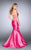 Strapless Sweetheart Strappy Open Back Mikado Prom Dress 23916 In Pink