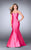 Strapless Sweetheart Strappy Open Back Mikado Prom Dress 23916 In Pink