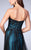 La Femme - Lavish Bead Crusted Sweetheart Tulle Long Evening Gown 23920 In Black and Blue