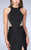 La Femme Halter Neck Hour Glass Illusion Jersey Prom Dress 23931 - 1 pc Sapphire Blue in Size 6 Available