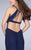 Strappy Halter Style Beaded Prom Dress 23941 In Blue