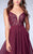 La Femme - Majestic Lace Deep Sweetheart Long Evening Gown 23964 In Red