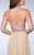 La Femme - Two-Piece Crystal Sweetheart Crisscross Long Evening Gown 23966 In Neutral