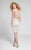 Terani Couture - Embroidered Sweetheart Short Sheath Dress 1711P2112 In White and Neutral
