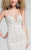 Terani Couture - Shimmering Strapless Sweetheart Short Sheath Dress 1711P2125 In White and Neutral