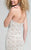 Terani Couture - Shimmering Strapless Sweetheart Short Sheath Dress 1711P2125 In White and Neutral