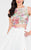 Terani Couture - Two Piece Illusion A-line Prom Dress 1711P2132 in White and Multi-Color
