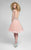 Terani Couture - Gorgeous Embellished Queen Anne Neck Short A-line Dress 1711P2230 In Pink