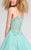 Terani Couture - Sweet Beaded Scoop Neck Short Tulle Dress 1711P2235 In Green