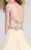 Terani Couture - Beautiful Bejeweled Sweetheart Short Dress 1711P2238 In Neutral and Gold