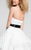 Terani Couture - Sheer Striped Sweetheart Ballgown 1711P2246 In Black and White