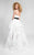 Terani Couture - Sheer Striped Sweetheart Ballgown 1711P2246 In Black and White